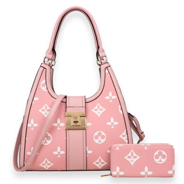 Luxe Front-Lock Satchel / Wallet