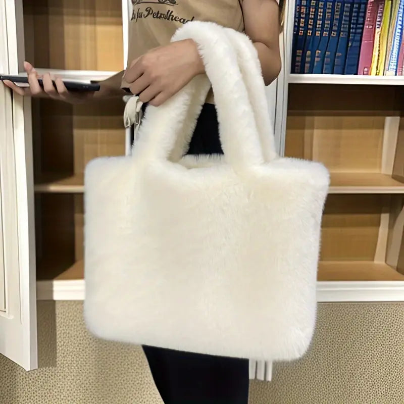 Faux Fur Large Tote