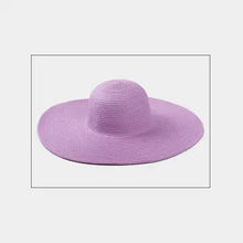 Load image into Gallery viewer, Solid Straw Sun Hats
