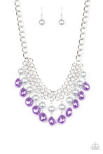 Load image into Gallery viewer, Purple Pearls Necklace
