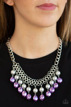 Load image into Gallery viewer, Purple Pearls Necklace
