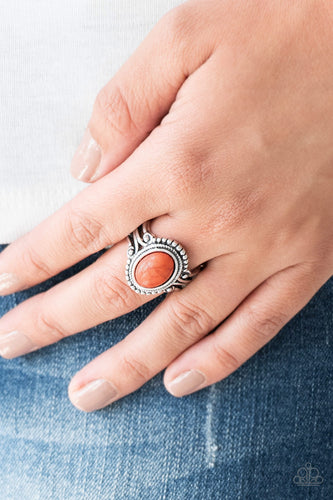 Orange Stone Ring