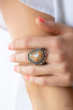 Load image into Gallery viewer, Vintage Brown Stone Ring
