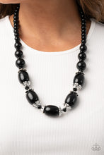 Load image into Gallery viewer, Men&#39;s Black Beaded Necklace
